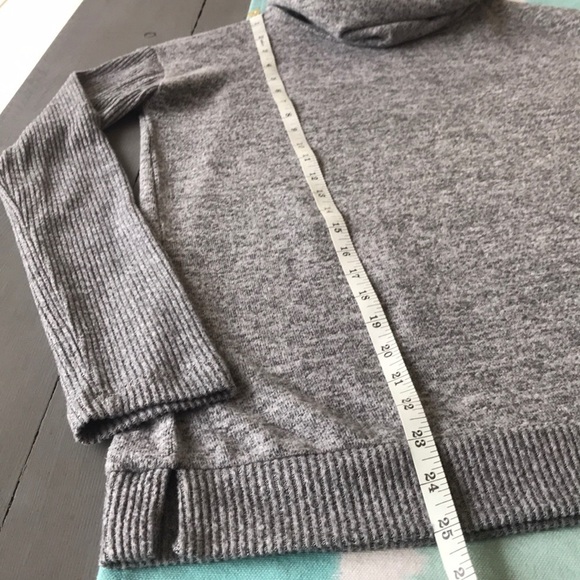 Workshop Republic Clothing Soft Gray Long Sleeve Turtleneck Sweater - Picture 4 of 5